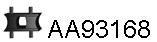  VENEPORTE part AA93168 Rubber Strip, exhaust system