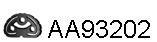  VENEPORTE part AA93202 Rubber Strip, exhaust system