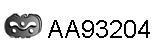  VENEPORTE part AA93204 Rubber Strip, exhaust system