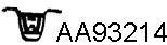  VENEPORTE part AA93214 Rubber Strip, exhaust system