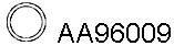  VENEPORTE part AA96009 Gasket, exhaust pipe