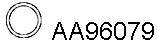 VENEPORTE part AA96079 Gasket, exhaust pipe