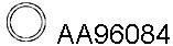  VENEPORTE part AA96084 Gasket, exhaust pipe