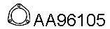  VENEPORTE part AA96105 Gasket, exhaust pipe