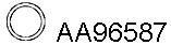  VENEPORTE part AA96587 Seal, exhaust pipe