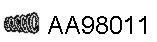  VENEPORTE part AA98011 Spring, exhaust pipe