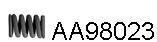  VENEPORTE part AA98023 Spring, exhaust pipe