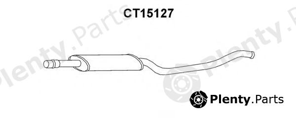  VENEPORTE part CT15127 Middle Silencer