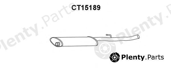  VENEPORTE part CT15189 Front Silencer