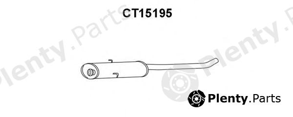  VENEPORTE part CT15195 Front Silencer