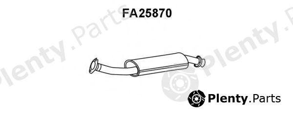 VENEPORTE part FA25870 Front Silencer
