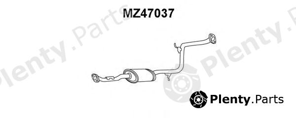  VENEPORTE part MZ47037 Middle Silencer