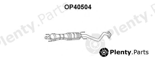  VENEPORTE part OP40504 Front Silencer