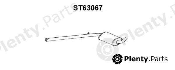 VENEPORTE part ST63067 Middle Silencer