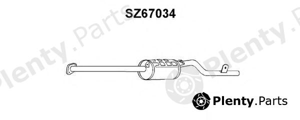  VENEPORTE part SZ67034 End Silencer
