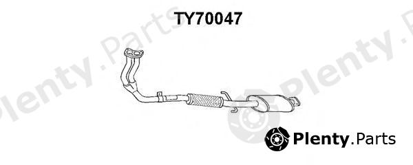  VENEPORTE part TY70047 Front Silencer