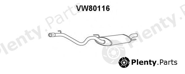  VENEPORTE part VW80116 End Silencer