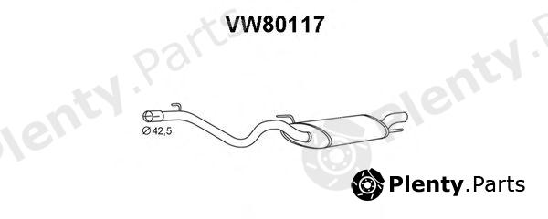  VENEPORTE part VW80117 End Silencer