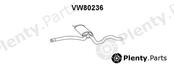  VENEPORTE part VW80236 Middle Silencer