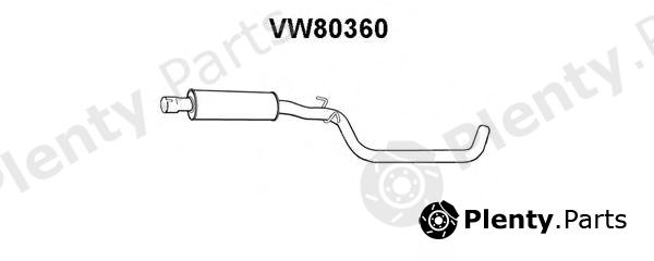  VENEPORTE part VW80360 Middle Silencer