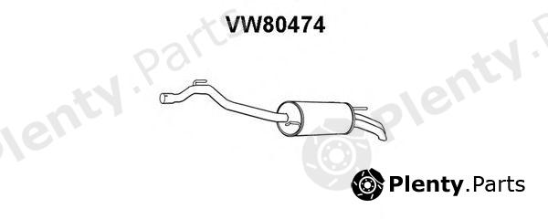  VENEPORTE part VW80474 End Silencer