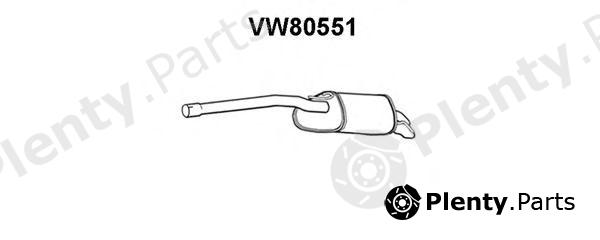  VENEPORTE part VW80551 End Silencer