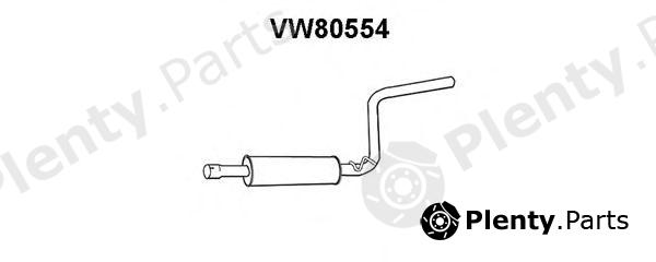  VENEPORTE part VW80554 Middle Silencer
