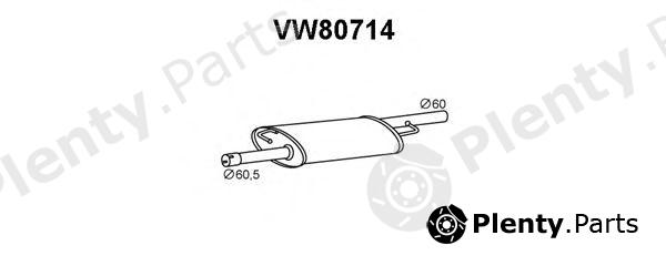  VENEPORTE part VW80714 Front Silencer