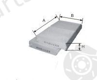  GOODWILL part AG5522KCF Filter, interior air