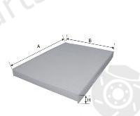  GOODWILL part AG560CF Filter, interior air