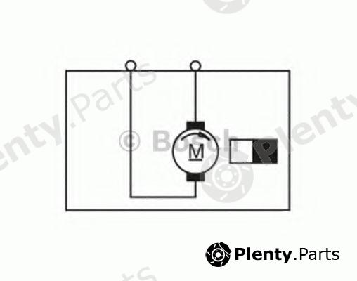  BOSCH part F006B10267 Electric Motor