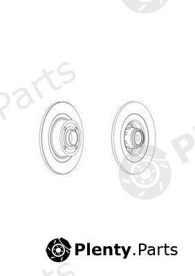  FERODO part DDF1570 Brake Disc