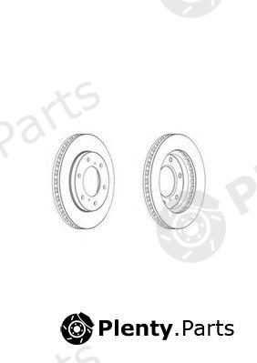  FERODO part DDF1818 Brake Disc