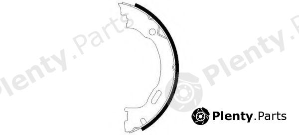  HELLA part 8DA355050-451 (8DA355050451) Brake Shoe Set, parking brake