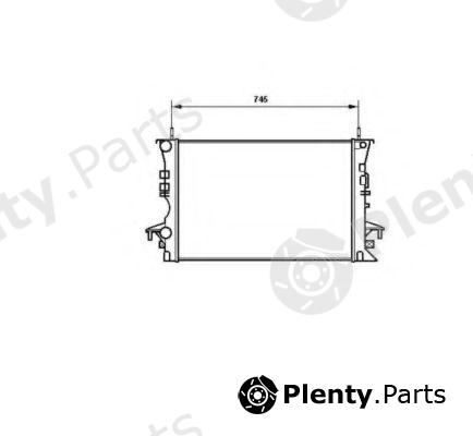  NRF part 58318 Radiator, engine cooling