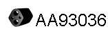 VENEPORTE part AA93036 Rubber Strip, exhaust system