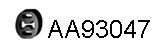  VENEPORTE part AA93047 Rubber Strip, exhaust system
