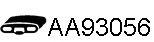  VENEPORTE part AA93056 Rubber Strip, exhaust system