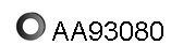  VENEPORTE part AA93080 Rubber Strip, exhaust system