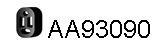  VENEPORTE part AA93090 Rubber Strip, exhaust system