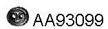  VENEPORTE part AA93099 Rubber Strip, exhaust system