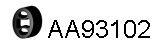  VENEPORTE part AA93102 Rubber Strip, exhaust system