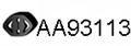  VENEPORTE part AA93113 Rubber Strip, exhaust system
