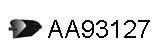  VENEPORTE part AA93127 Rubber Strip, exhaust system