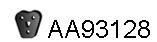  VENEPORTE part AA93128 Rubber Strip, exhaust system