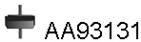  VENEPORTE part AA93131 Rubber Strip, exhaust system