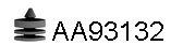  VENEPORTE part AA93132 Rubber Strip, exhaust system