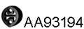  VENEPORTE part AA93194 Rubber Strip, exhaust system