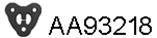  VENEPORTE part AA93218 Rubber Strip, exhaust system