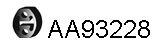  VENEPORTE part AA93228 Rubber Strip, exhaust system
